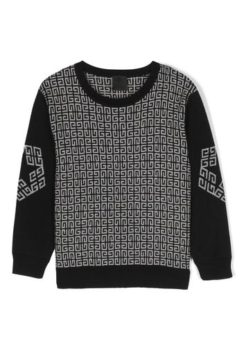 Givenchy Kids Maglione girocollo 4G - Nero