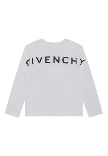 Givenchy Kids 4G star-print cotton top - Bianco