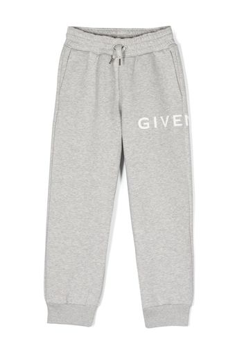 Givenchy Kids logo-print track pants - Grigio