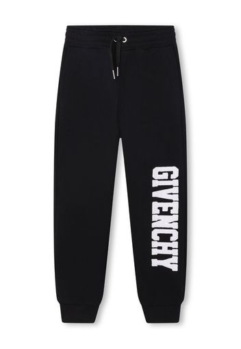 Givenchy Kids logo-appliqué track pants - Nero