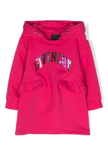 Givenchy Kids Abito con paillettes - Rosa