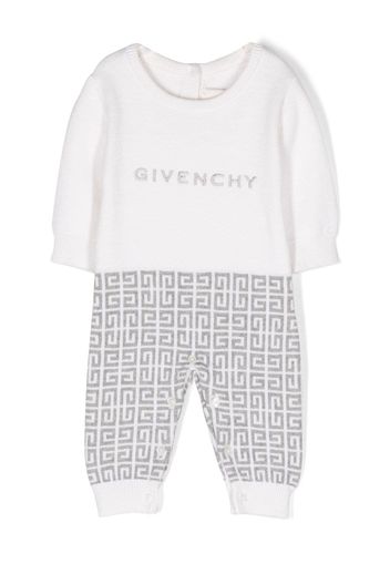 Givenchy Kids Tutina con stampa - Bianco