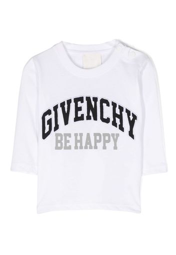 Givenchy Kids T-shirt con ricamo - Bianco
