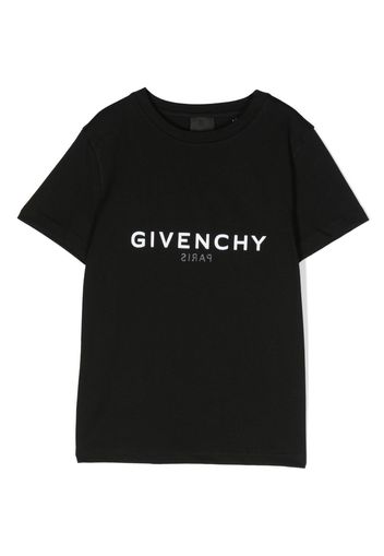 Givenchy Kids logo-print cotton T-shit - Nero