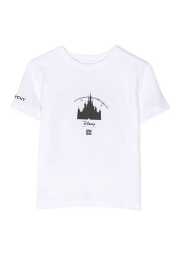 Givenchy Kids x Disney cartoon-print cotton T-shirt - Bianco