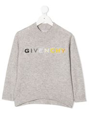 embroidered logo jumper