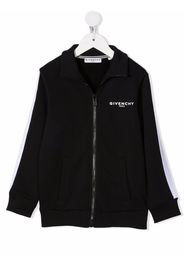 Givenchy Kids logo-print zipped jacket - Nero