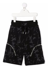 Givenchy Kids camouflage-print cargo shorts - Nero