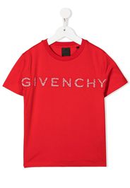 Givenchy Kids T-shirt con applicazione 4G - Rosso