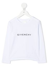 Givenchy Kids 4G motif long-sleeved T-shirt - Bianco