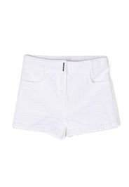 Givenchy Kids cotton casual-shorts - Bianco