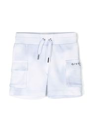 Givenchy Kids Bermuda con coulisse - Bianco