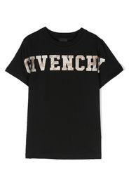 Givenchy Kids logo-print detail T-shirt - Nero