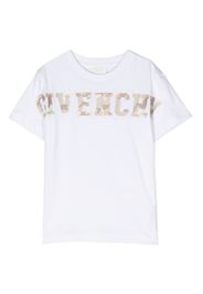 Givenchy Kids logo-print short-sleeved T-shirt - Bianco