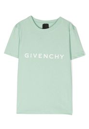 Givenchy Kids logo print t-shirt - Verde