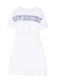 Givenchy Kids Abito lungo a maniche corte - Bianco