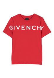 Givenchy Kids 4G star-print organic-cotton T-shirt - Rosso