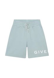 Givenchy Kids 4G motif-print Bermuda shorts - Blu