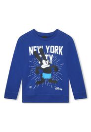 Givenchy Kids x Disney Oswald-print cotton sweatshirt - Blu