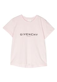 Givenchy Kids logo-print cotton T-shirt - Rosa