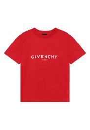 Givenchy Kids logo-print cotton T-shirt - Rosso