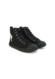 Givenchy Kids Sneakers alte con stampa - Nero