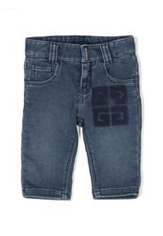Givenchy Kids Jeans dritti - Blu