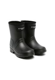 Givenchy Kids Wellington logo-patch boots - Nero