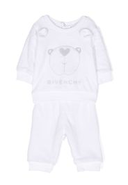 Givenchy Kids Set top e pantaloni con stampa - Bianco