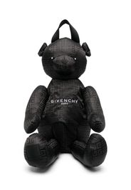 Givenchy Kids logo-embroidered bear bag - Nero