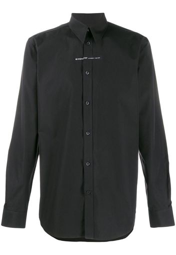 small contrasting panel shirt