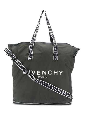 logo print shopper tote