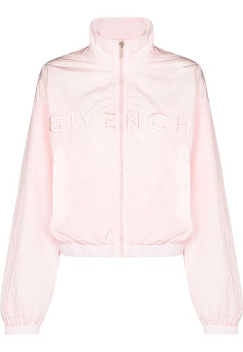 Givenchy logo-embroidered track jacket - Rosa