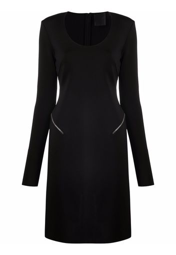 Givenchy zipped-waist midi dress - Nero