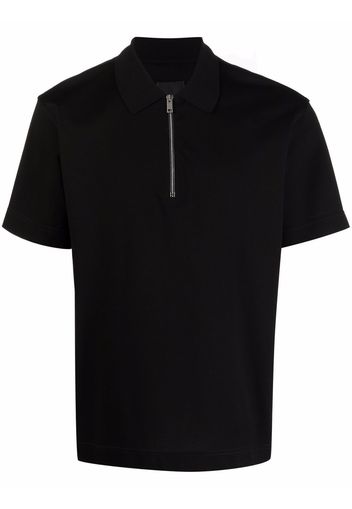 Givenchy zip-detail polo shirt - Nero