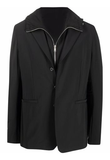 Givenchy single-breasted layered blazer - Nero