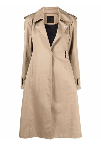 Givenchy A-line trench coat - Toni neutri