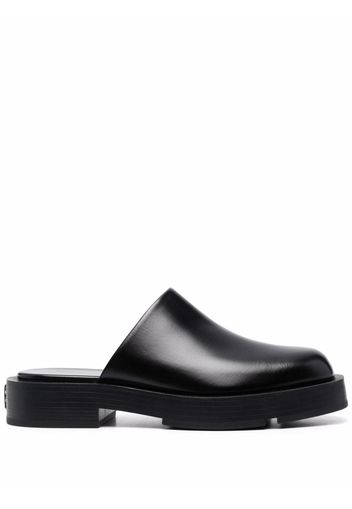 Givenchy logo plaque block-heel mules - Nero