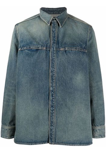 Givenchy straight-fit denim shirt - Blu