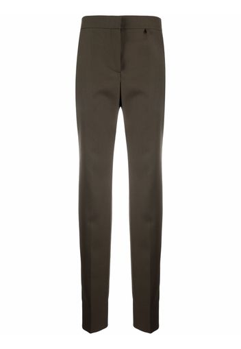 Givenchy slim-cut high-waisted trousers - Verde