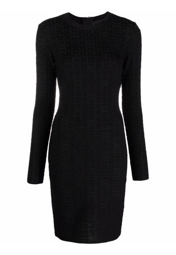 Givenchy 4G motif fitted dress - Nero