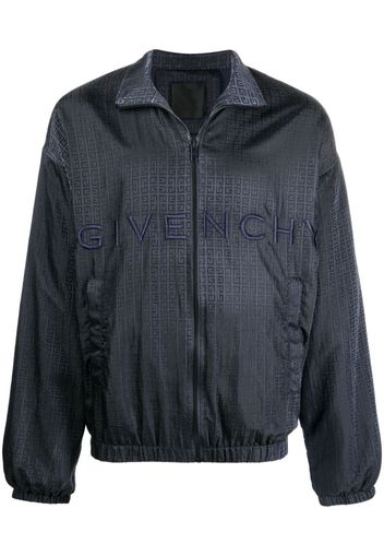 Givenchy 4G-print logo embroidered jacket - Blu