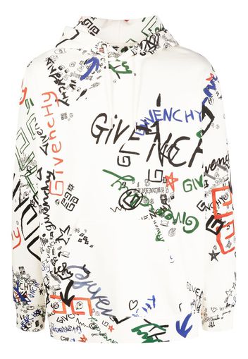 Givenchy Felpa con stampa graffiti - Toni neutri