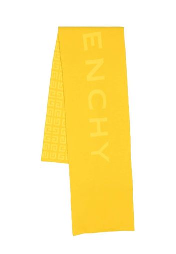 Givenchy reversible logo-intarsia scarf - Giallo