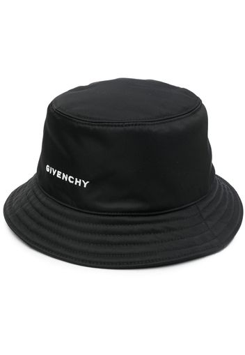 Givenchy Cappello bucket con ricamo - Nero