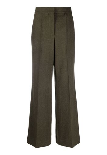 Givenchy high-rise flared trousers - Verde