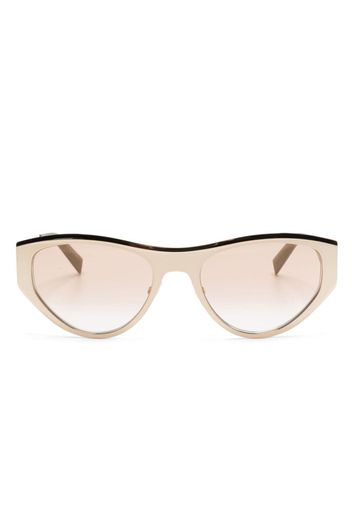 Givenchy cutout-logo cat-eye sunglasses - Oro