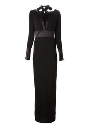 Givenchy crepe halterneck gown - Nero