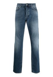 straight-leg logo jeans