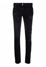 Givenchy Jeans skinny con effetto vissuto - Nero